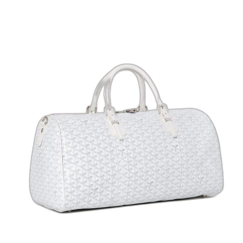 Goyard Boston 50 Bag White